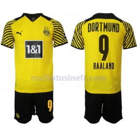 Maillot de Foot BVB Borussia Dortmund Erling Haaland 9 Domicile 2021-22 - Enfant